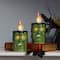 National Tree Company; 6" Green Frankenstein Candles with LED Lights, 2ct.; Category:Lighted Decor; Image:3